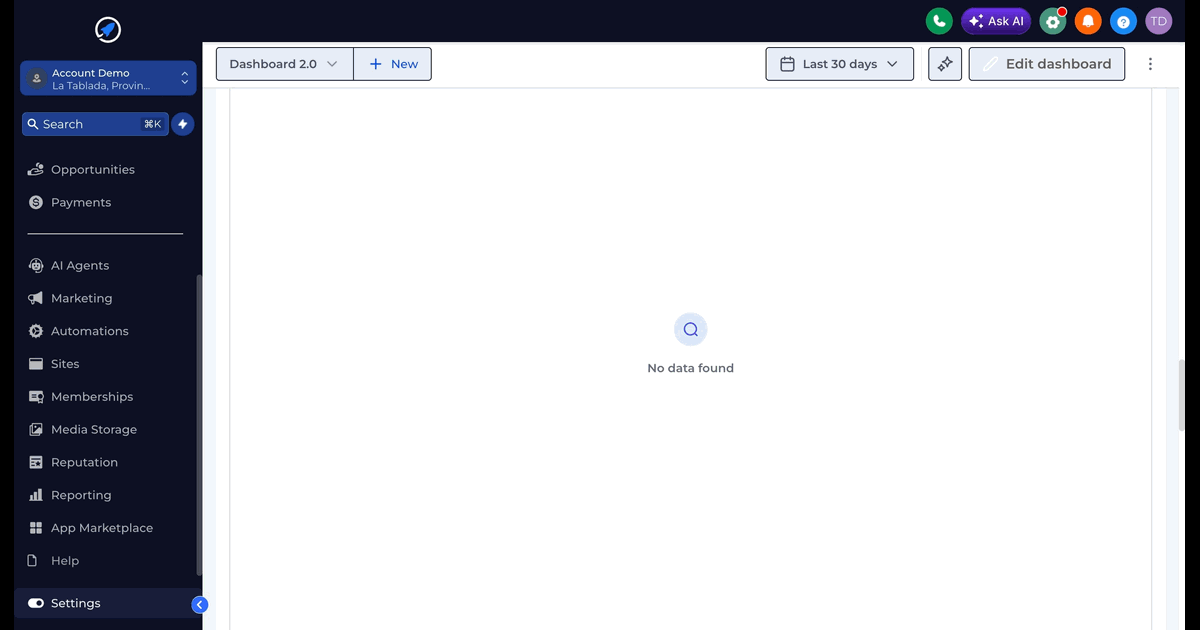 Demo interactivo