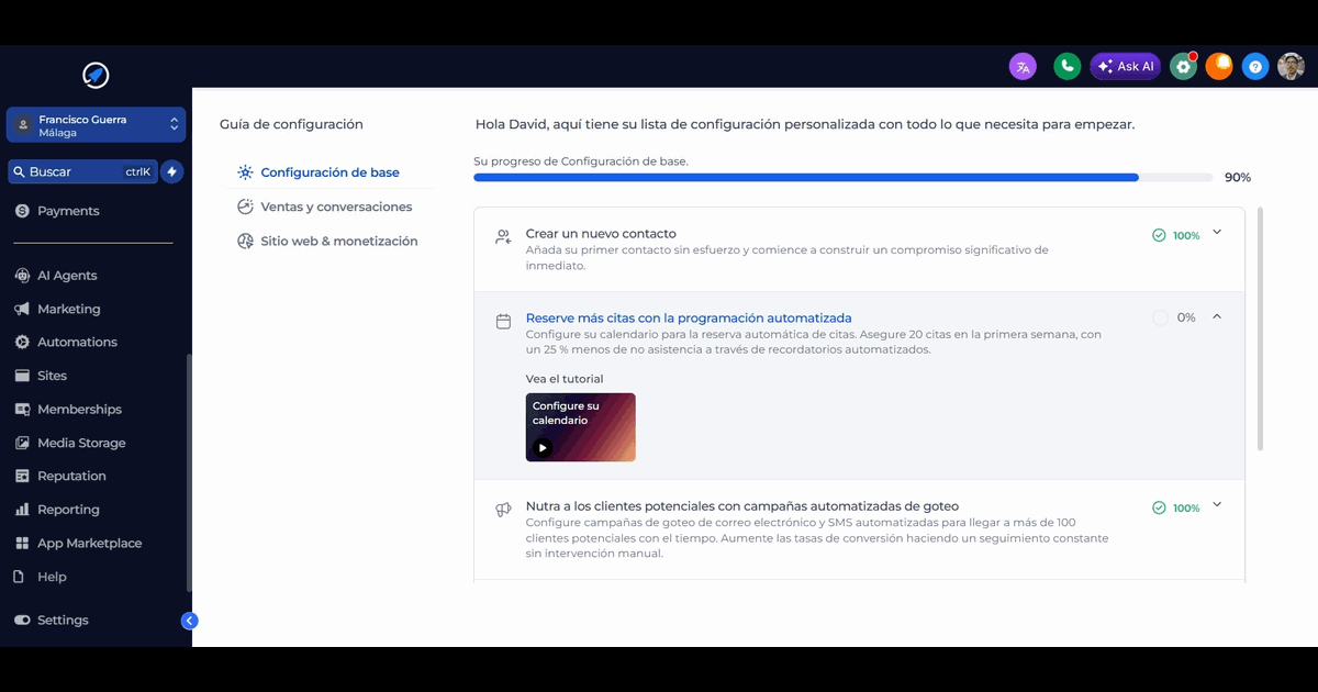 Demo interactivo